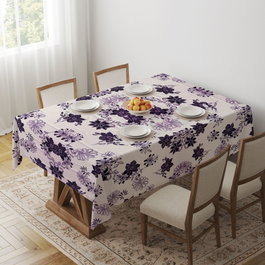 Hermia Mantel Blanco con Patrón Sutil 140 x 180 cm